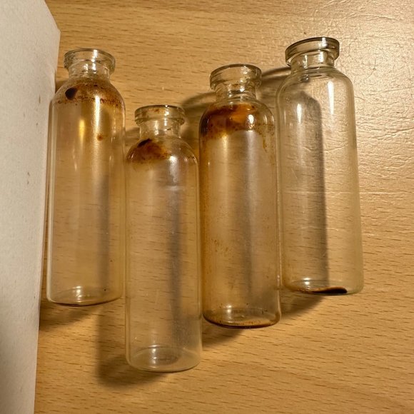BULK LOT of XXX Mini Glass Bottles 2.5" Tall